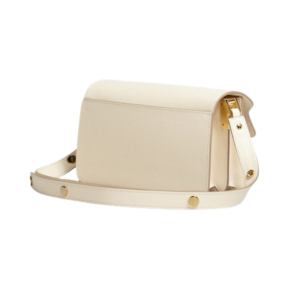 마르니 사피아노 레더 이스트 웨스트 트렁크백 토크(Marni Saffiano Leather East West Trunk Bag Talc) - 3
