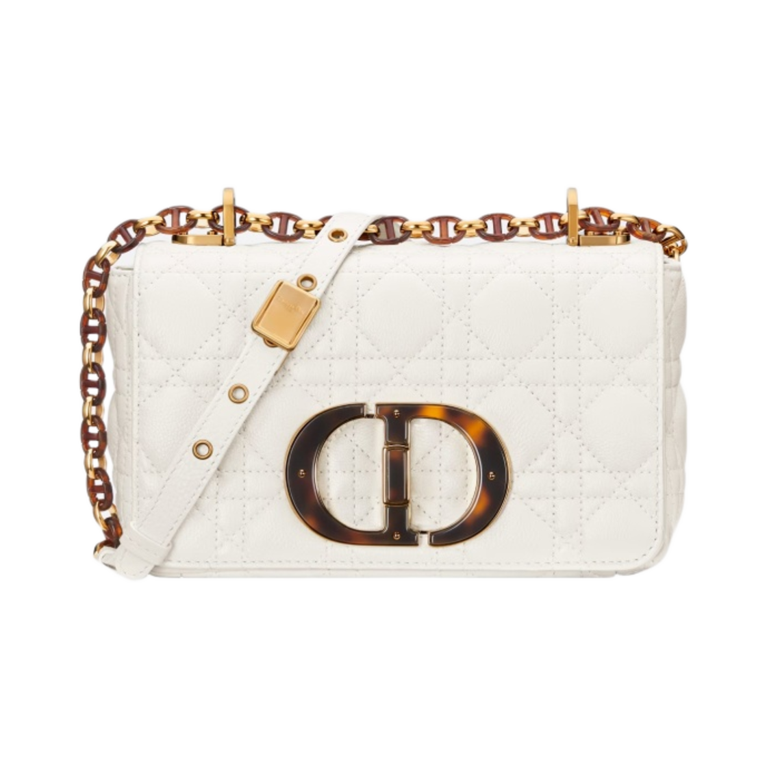 디올 스몰 카로백 퀼티드 까나쥬 카프스킨 라떼(Dior Small Caro Bag Quilted Cannage Calfskin Latte) - 1