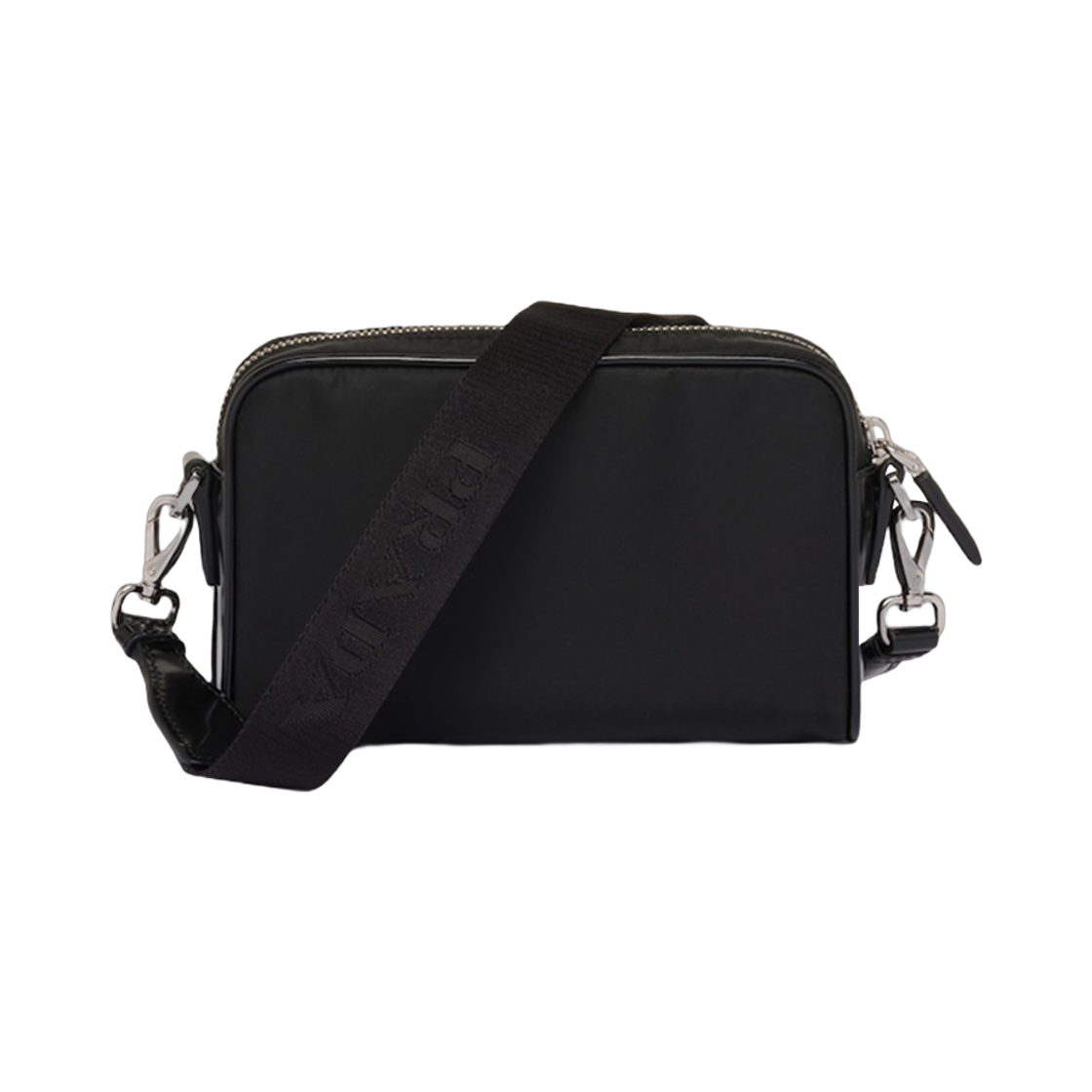 프라다 리나일론 브러쉬드 레더 숄더백 블랙(Prada Re-Nylon Brushed Leather Shoulder Bag Black) - 3