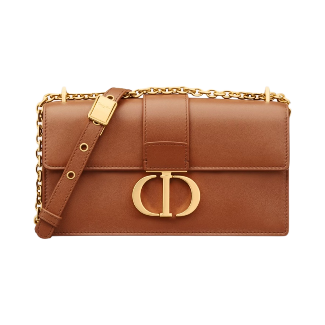 디올 30 몽테뉴 이스트 웨스트 백 체인 골든 새들 카프스킨(Dior 30 Montaigne East West Bag Chain Golden Saddle Calfskin) - 1