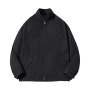 Pottery Cotton Harrington Jacket Supima Cotton 60/2 High Density Twill Cloth Washer Finish Dark Navy