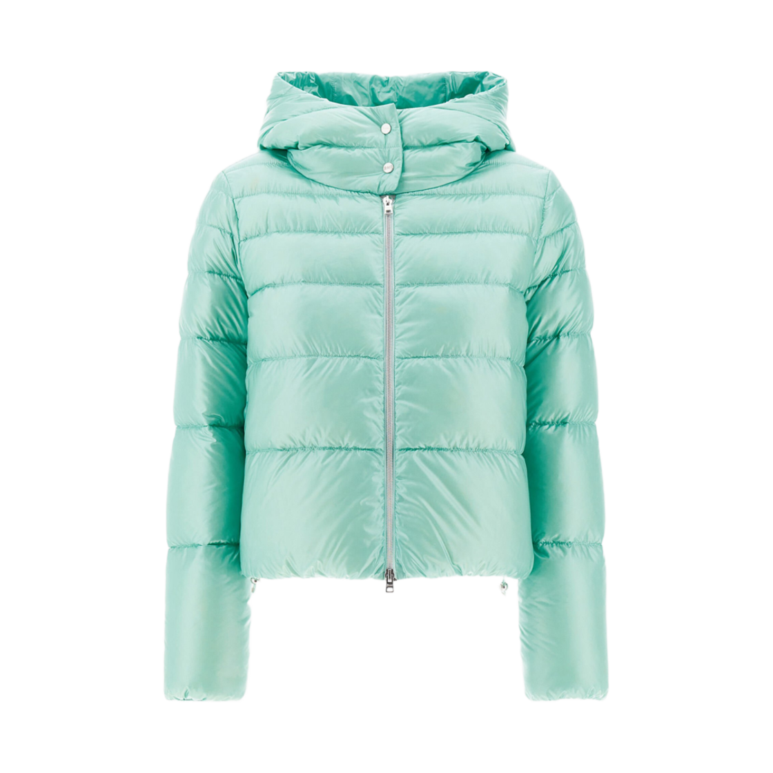 (W) 에르노 리조트 봄버 자켓 나일론 울트라라이트 파스텔 그린((W) Herno Resort Bomber Jacket In Nylon Ultralight Pastel Green)