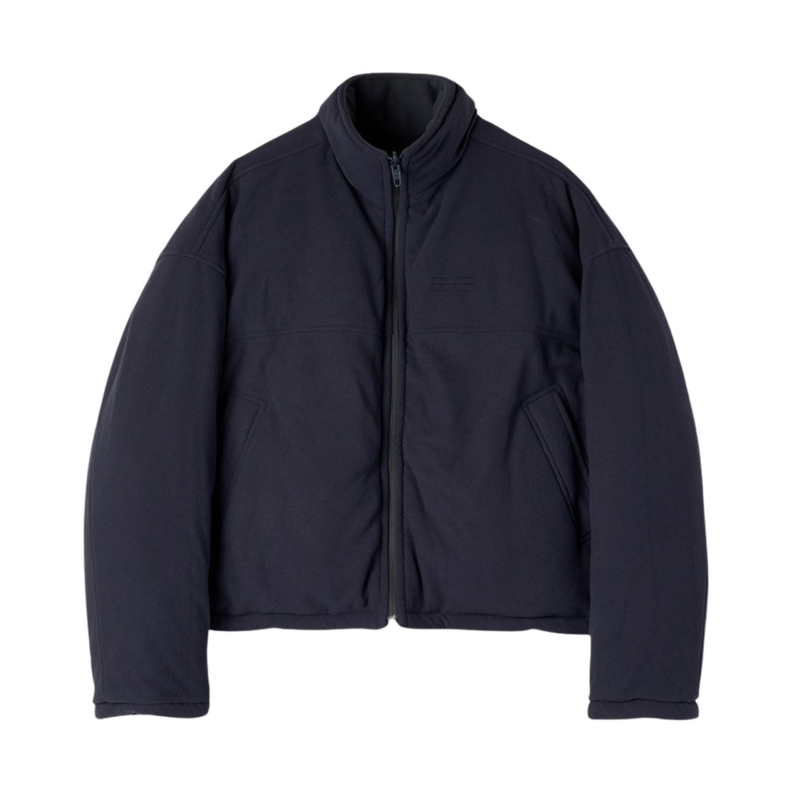 발렌시아가 BB 로고 집업 자켓 블랙(Balenciaga BB Logo Zip Up Jacket Black) - 3