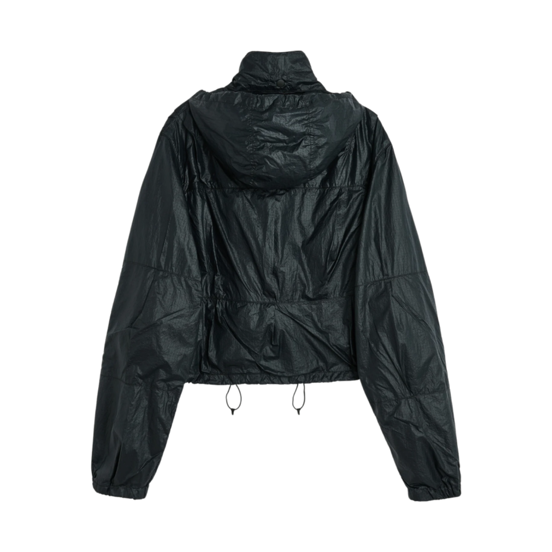 (W) 아워레가시 크롭 엑스헤일 푸파 테크 친츠 립스탑 블랙((W) Our Legacy Cropped Exhale Puffa Tech Chintz Ripstop Black) - 2