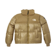 (W) The North Face White Label Novelty Nuptse Down Jacket Beige Brown