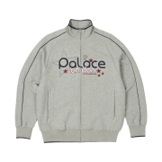 Palace Grimey Zip Funnel Grey Marl - 23FW