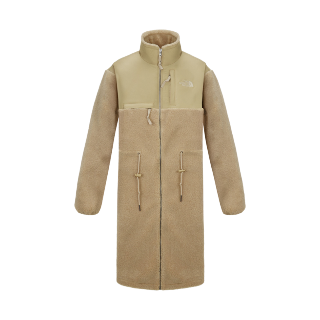 NC4FQ85B (W) The North Face Woolly Fleece Coat Beige