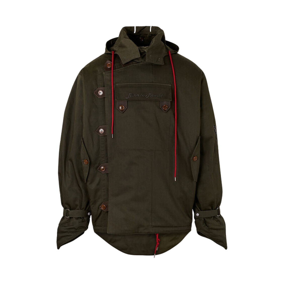 비비안 웨스트우드 숏 후드 더플 밀리터리 그린(Vivienne Westwood Short Hooded Duffle Military Green) - 1