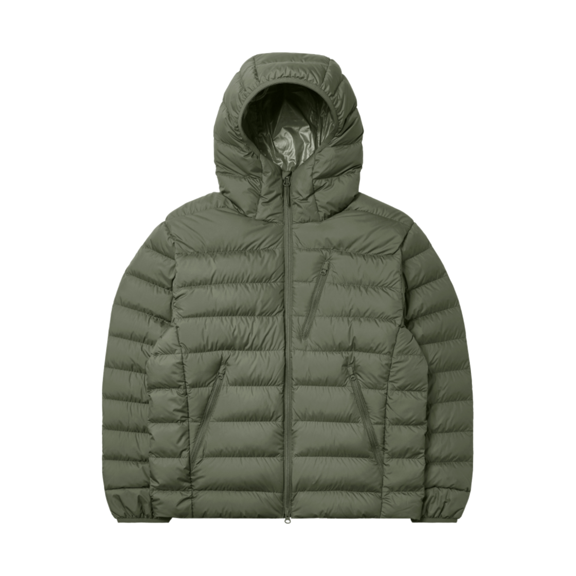 무신사 스탠다드 시티 레저 후드 라이트 다운 자켓 카키(Musinsa Standard City Leisure Hooded Light Down Jacket Khaki)