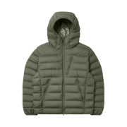 Musinsa Standard City Leisure Hooded Light Down Jacket Khaki