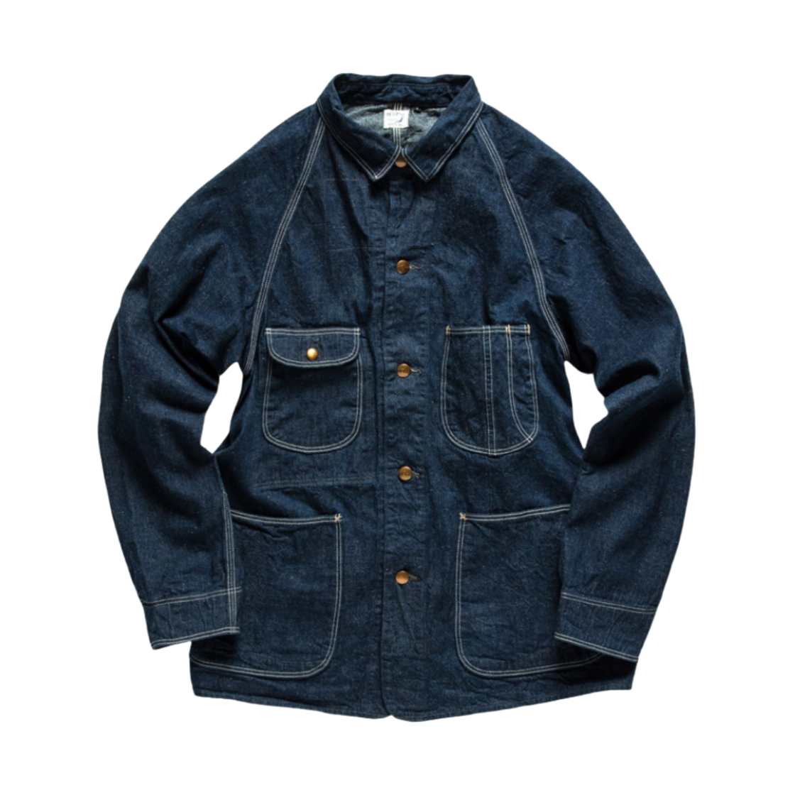 오어슬로우 6140 1950's 데님 커버롤 자켓 원 워시(Orslow 6140 1950's Denim Coverall Jacket One Wash)