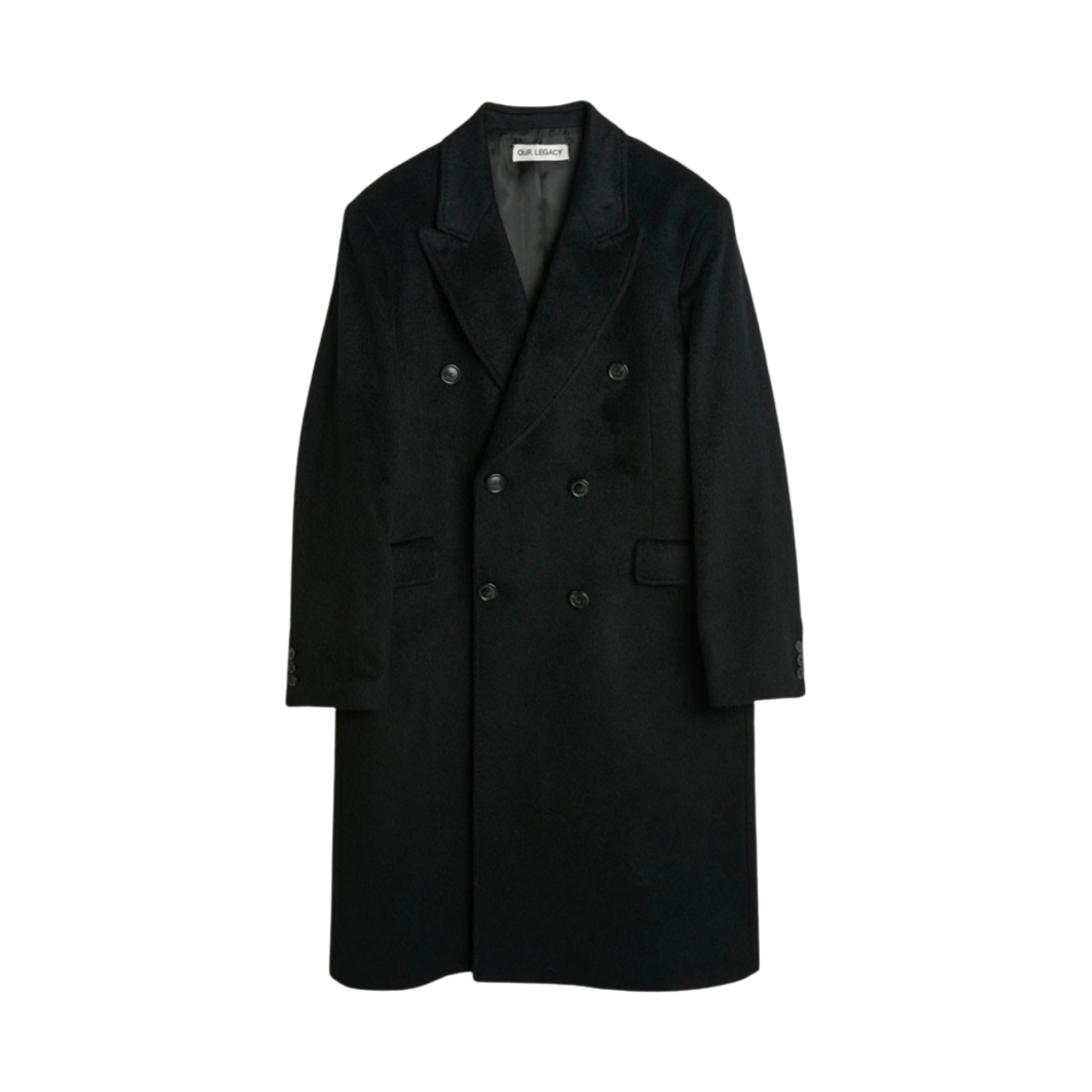 아워레가시 헤어리 울 웨일 코트 블랙(Our Legacy Hairy Wool Whale Coat Black)