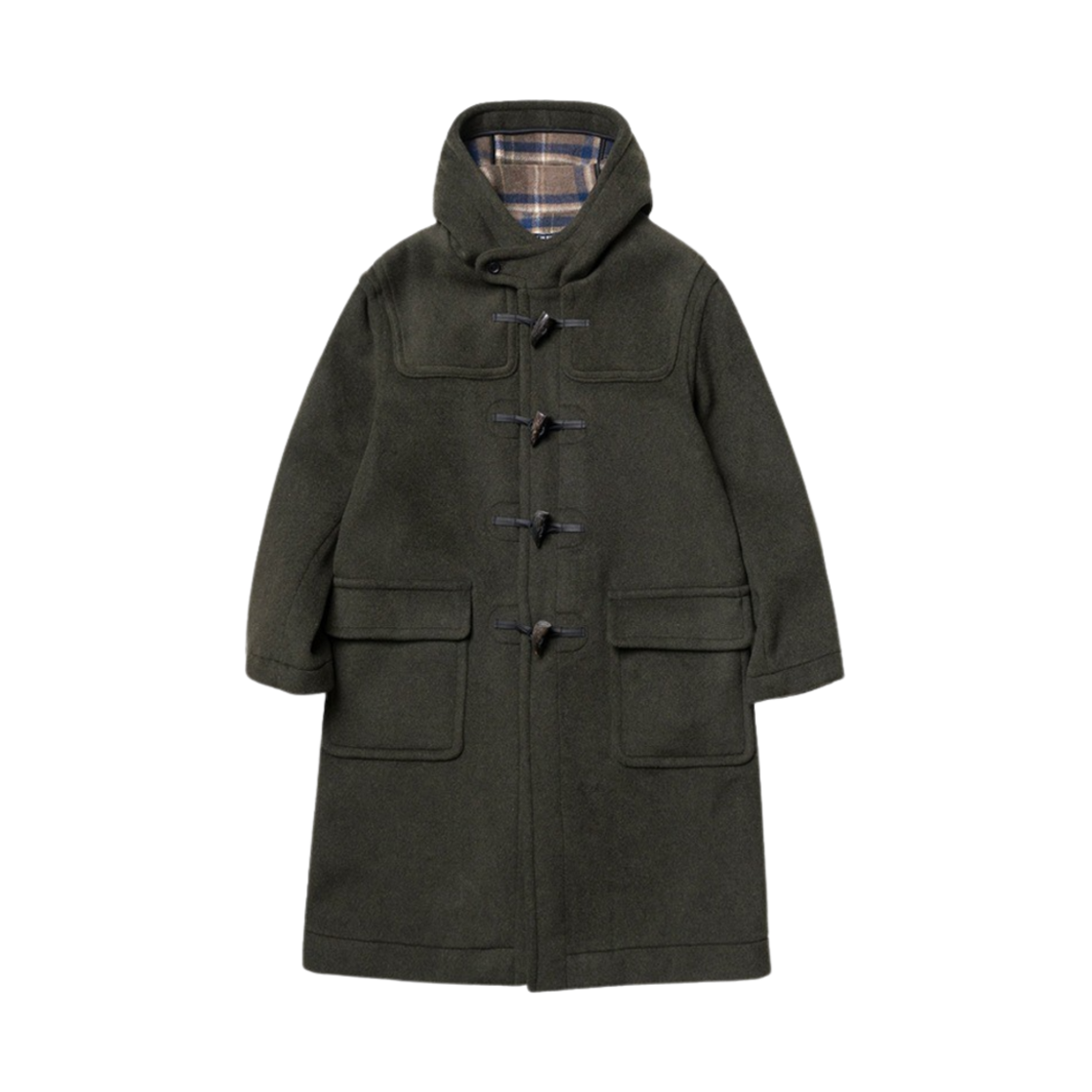 런던 트레디션 밀포드 맨즈 더플 코트 시위드 176(London Tradition Milford Mens Duffle Coat Seaweed 176)