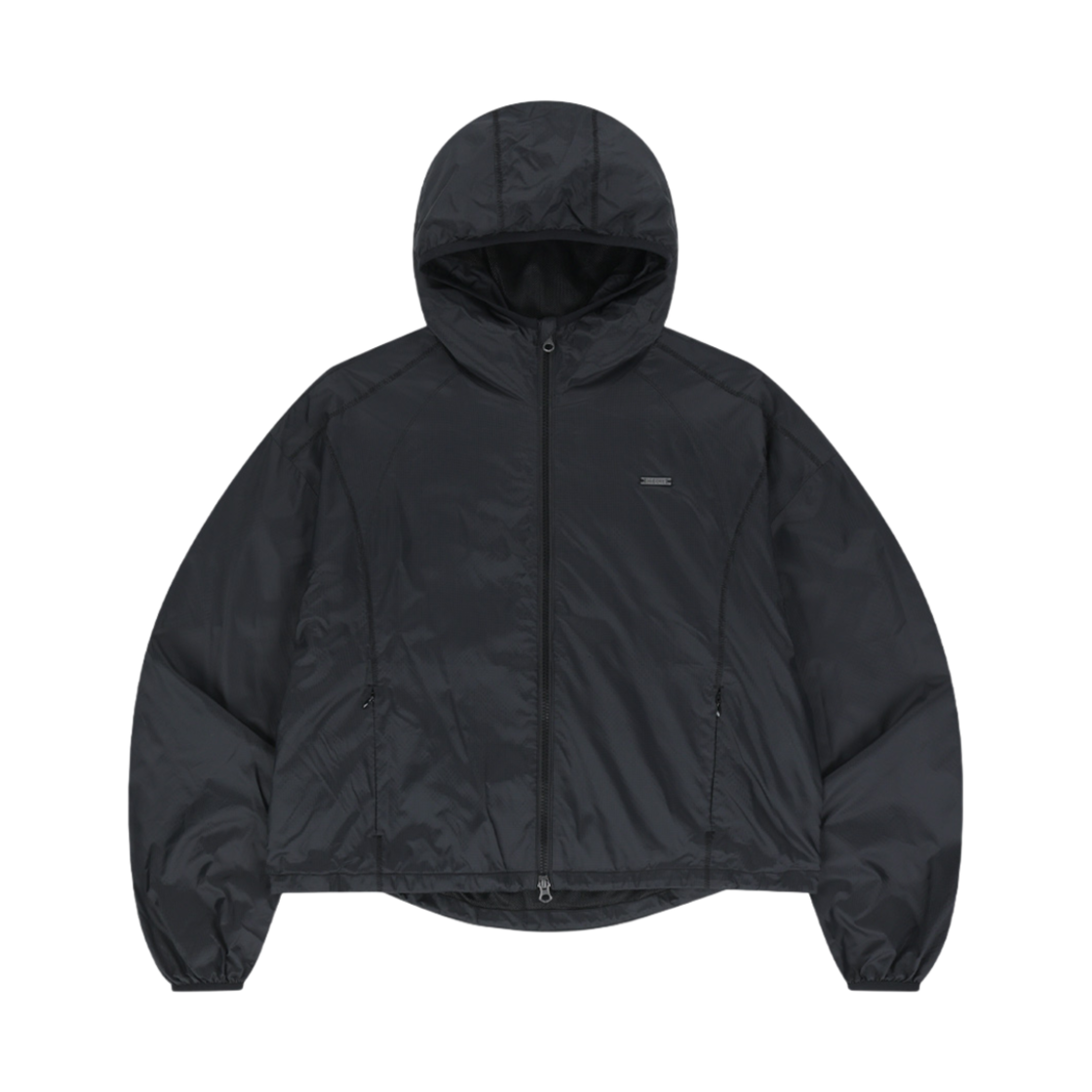 H243WSRJJ090BK HDEX Womens Stereo Rib Nylon Jacket Black