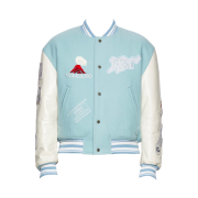 Wooyoungmi Volcano Varsity Jacket Mint - 23FW