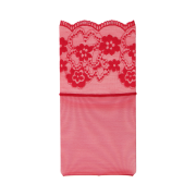 Onnitella Flower Point Half Stockings Red