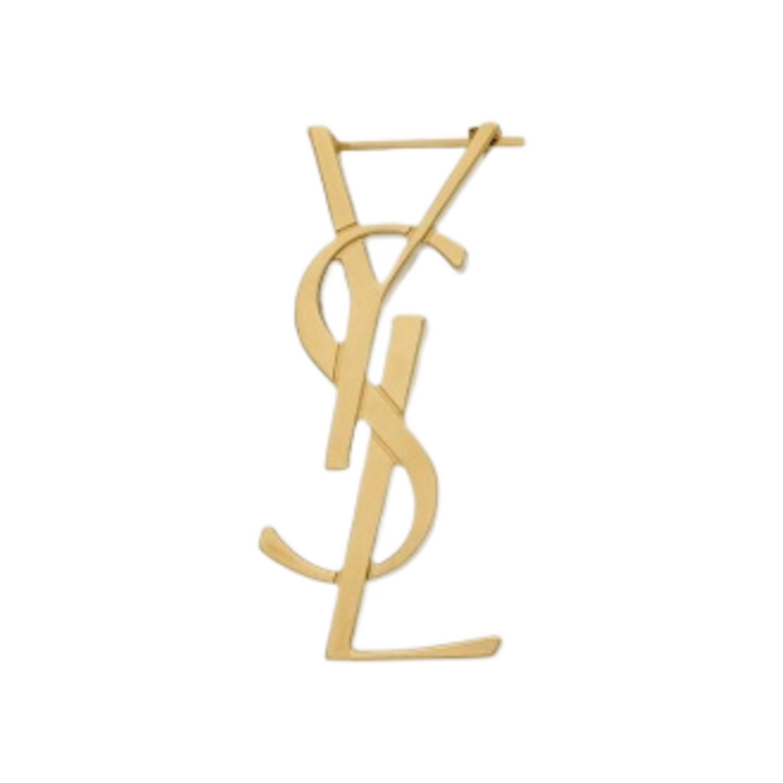 746670-Y1500-8030 (W) Saint Laurent Cassandre Single Earring in Metal Gold