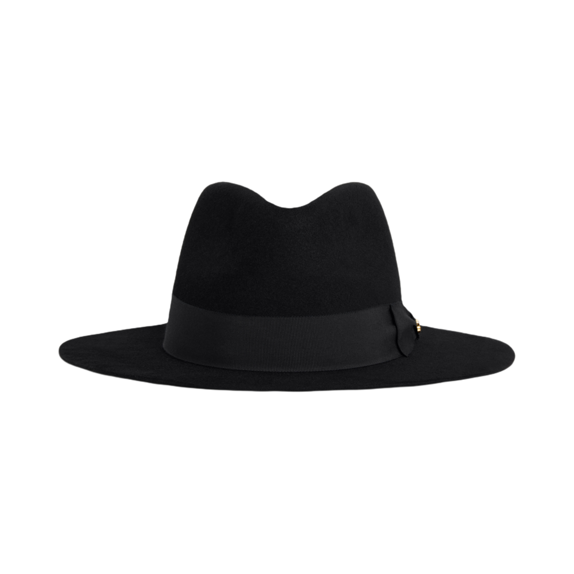 (W) 셀린느 페도라 햇 펠트 블랙((W) Celine Fedora Hat in Felt Black) - 1
