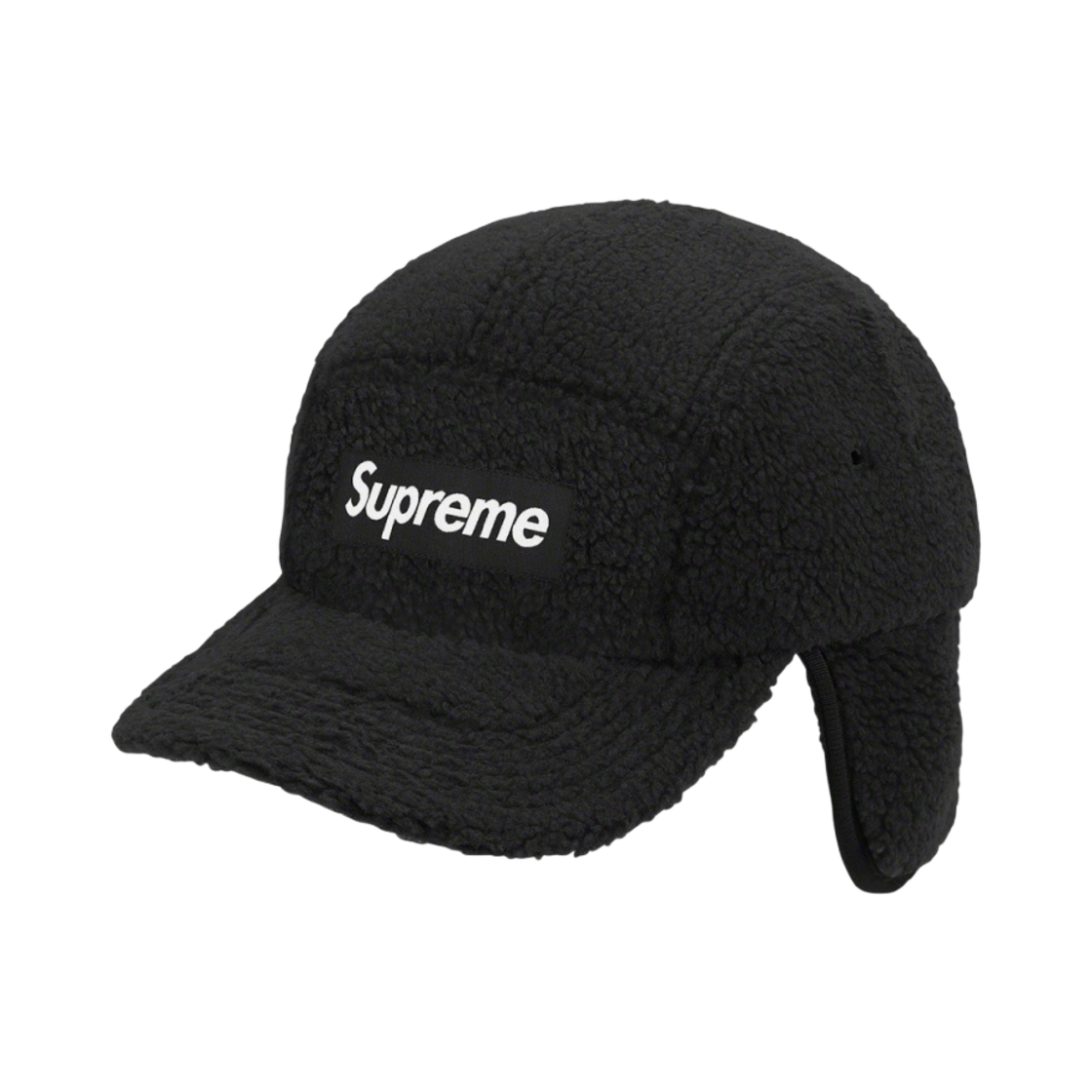 슈프림 딥 파일 이어플랩 캠프캡 블랙 - 20FW(Supreme Deep Pile Earflap Camp Cap Black - 20FW) - 2