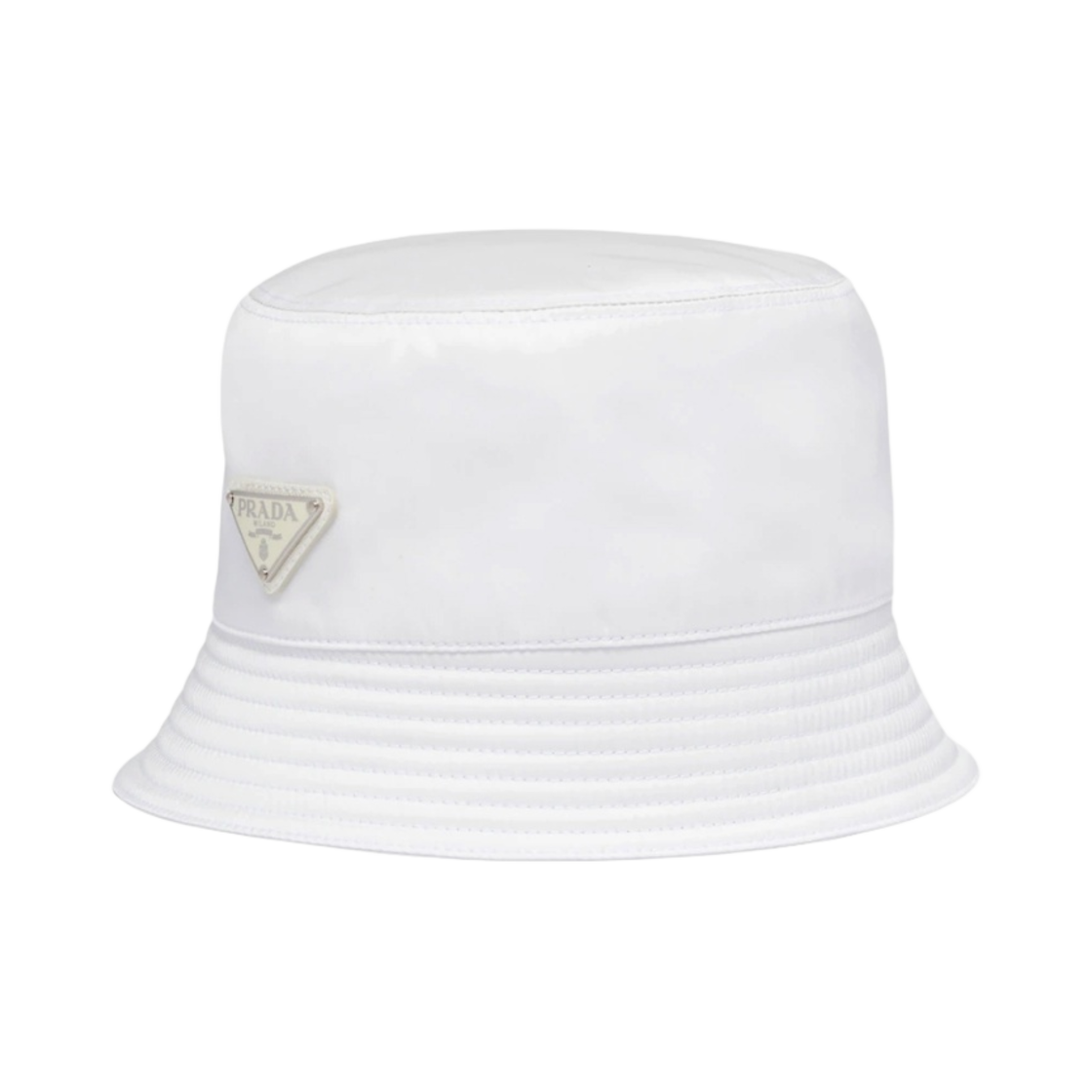 프라다 리나일론 버킷햇 화이트(Prada Re-Nylon Bucket Hat White) - 1