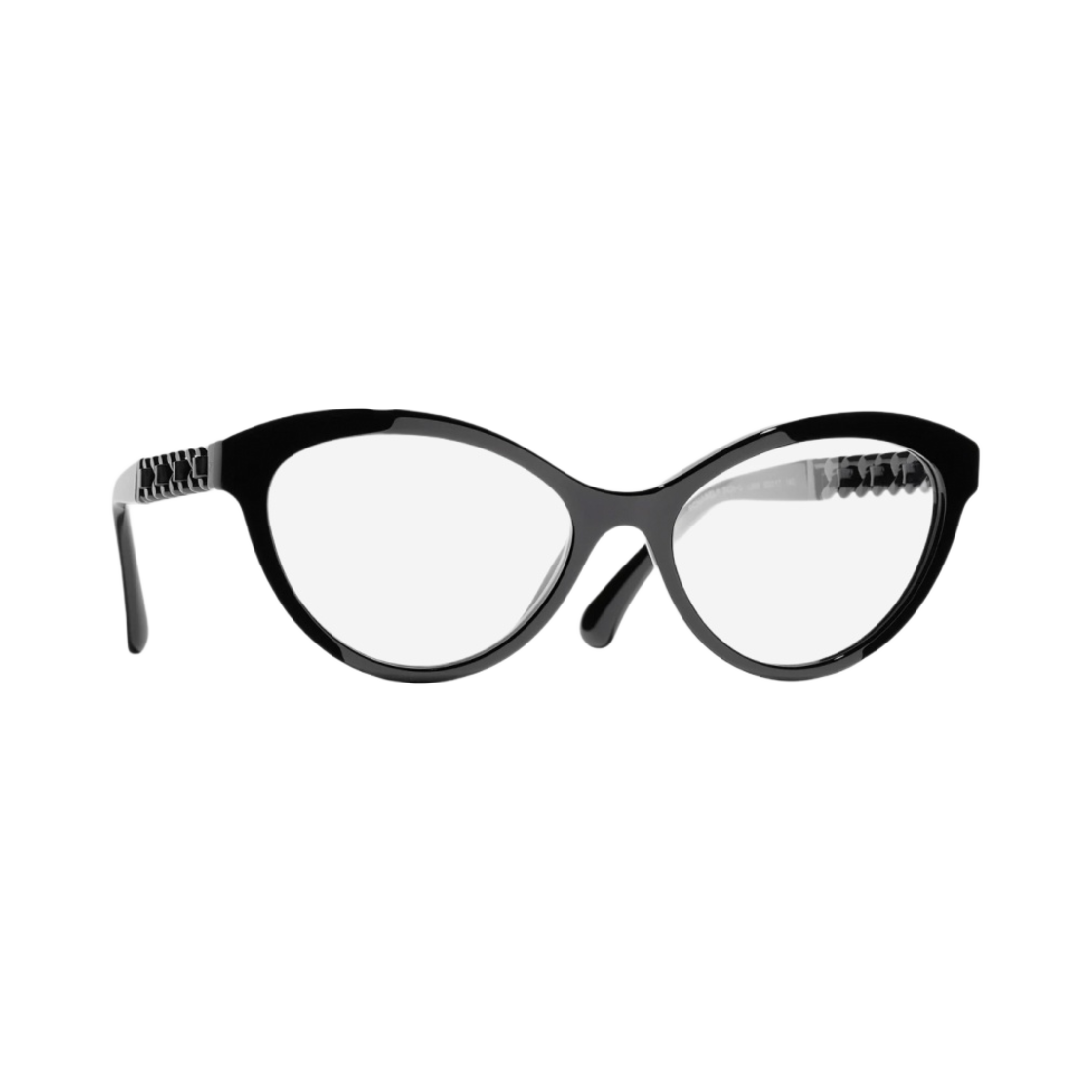 샤넬 캣아이 프레임 아세테이트 카프스킨 & 블랙(Chanel Cat Eye Eyeglasses Acetate Calfskin & Black) - 2
