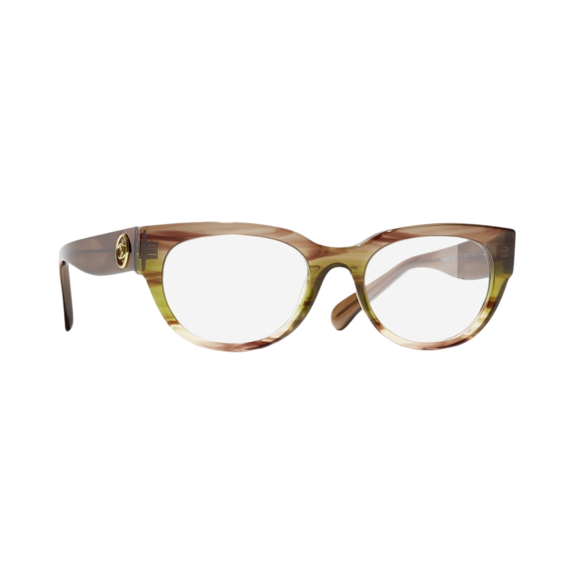 샤넬 스퀘어 프레임 아세테이트 & 올리브 브라운(Chanel Rectangle Eyeglasses Acetate & Olive Brown) - 2