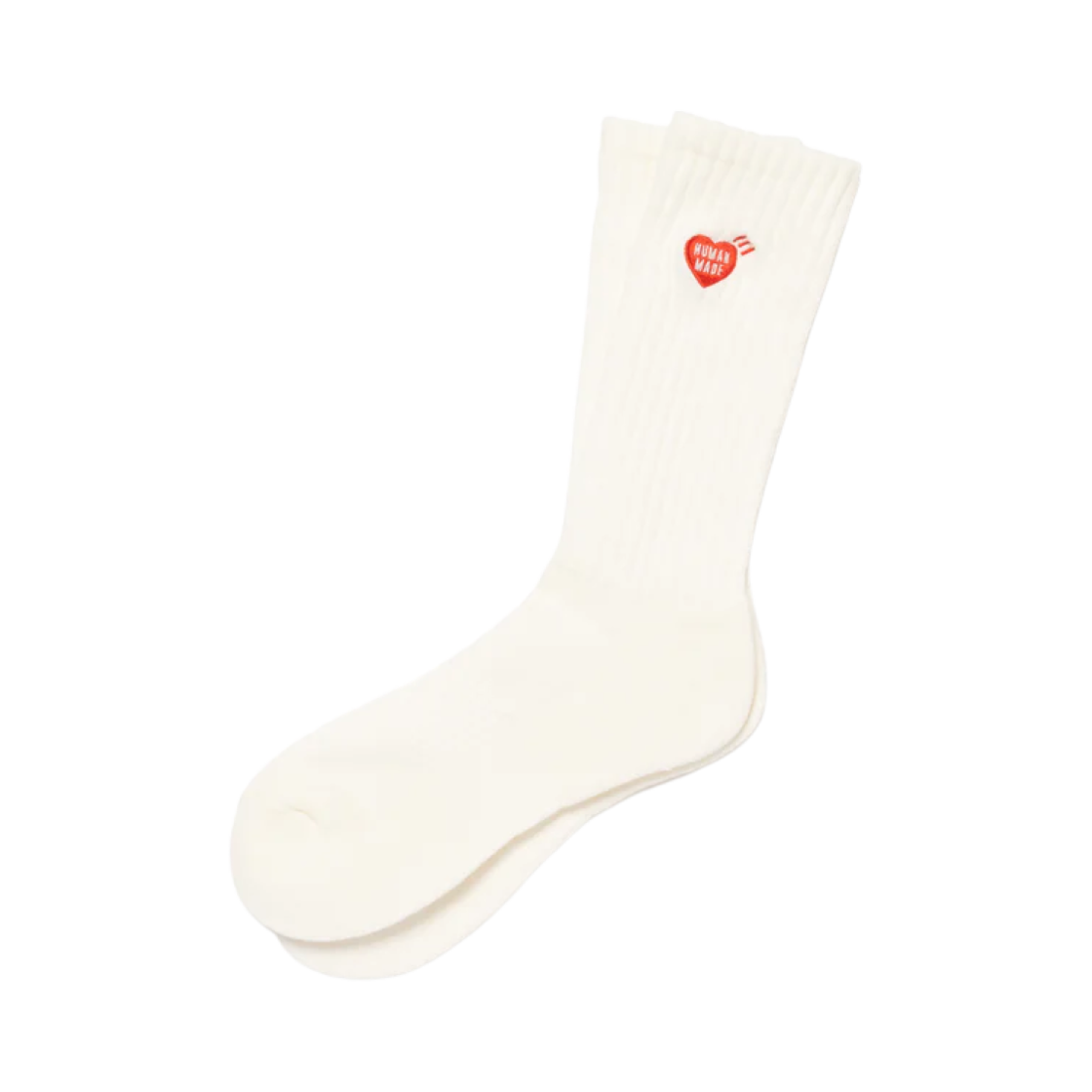 휴먼 메이드 파일 삭스 화이트(Human Made Pile Socks White)