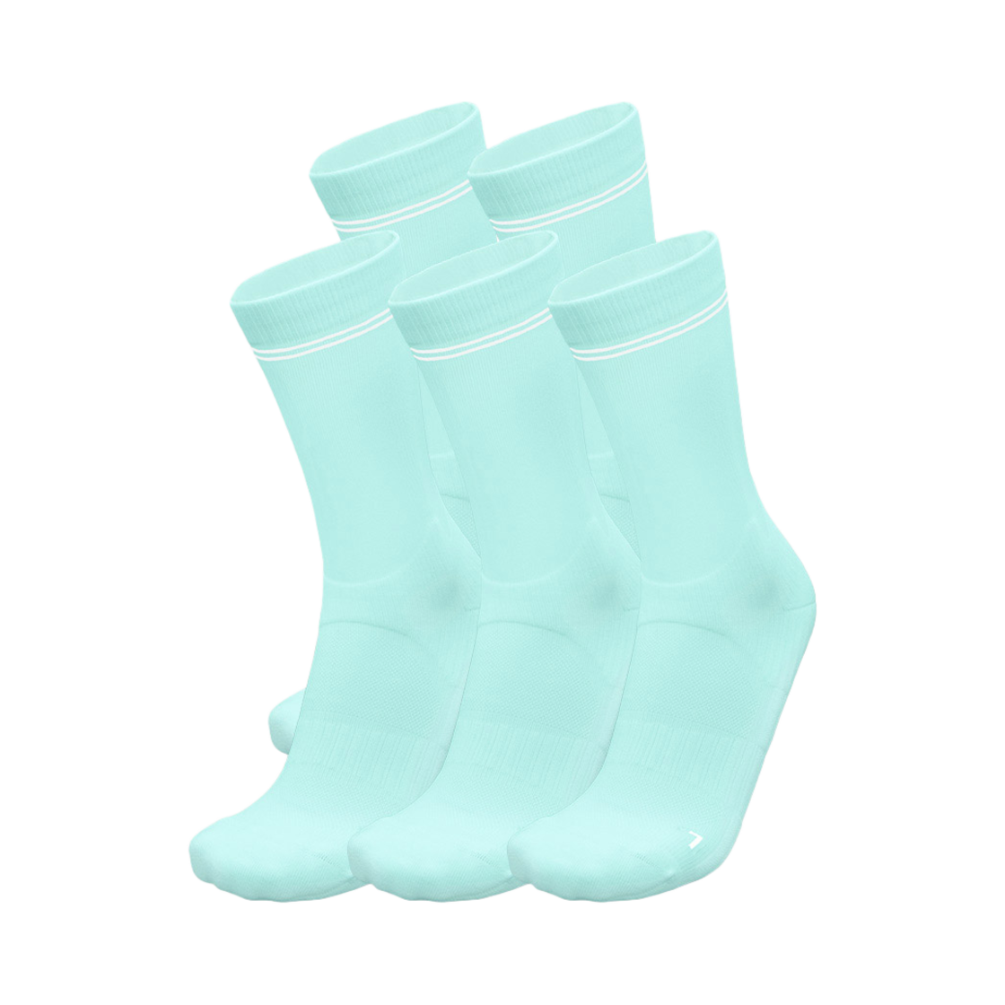 삭스업 컴프레션 러닝 크루삭스 민트 (5 pack)(Socks Up Compression Running Crew Socks Mint (5 pack))