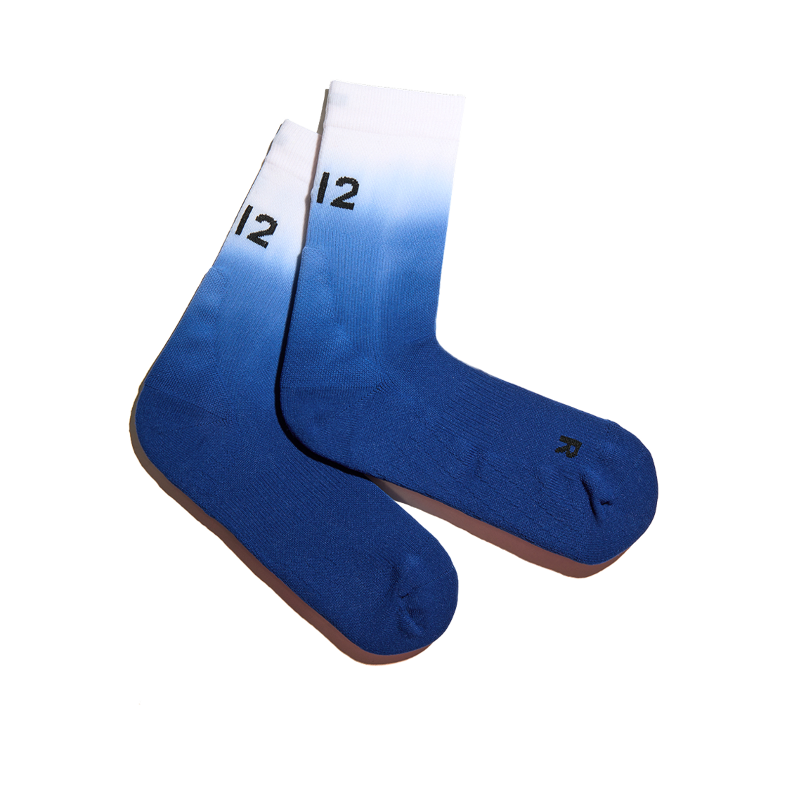 L22E0SCW308ANY LI2 Gradation Running Crew Socks Navy