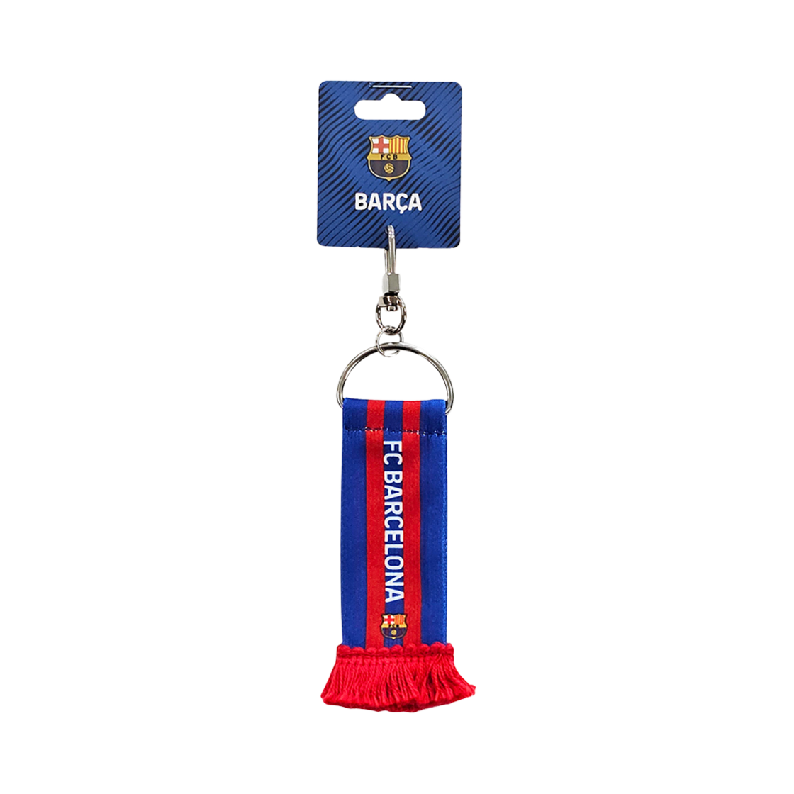FC 바르셀로나 클래식 라인 머플러 키링 A 타입(FC Barcelona Classic Line Scarf Key Chain A Type)