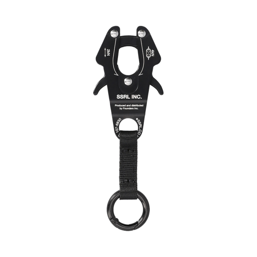 SB45AAC010101 SSRL Aluminum Buckle Keychain / Black