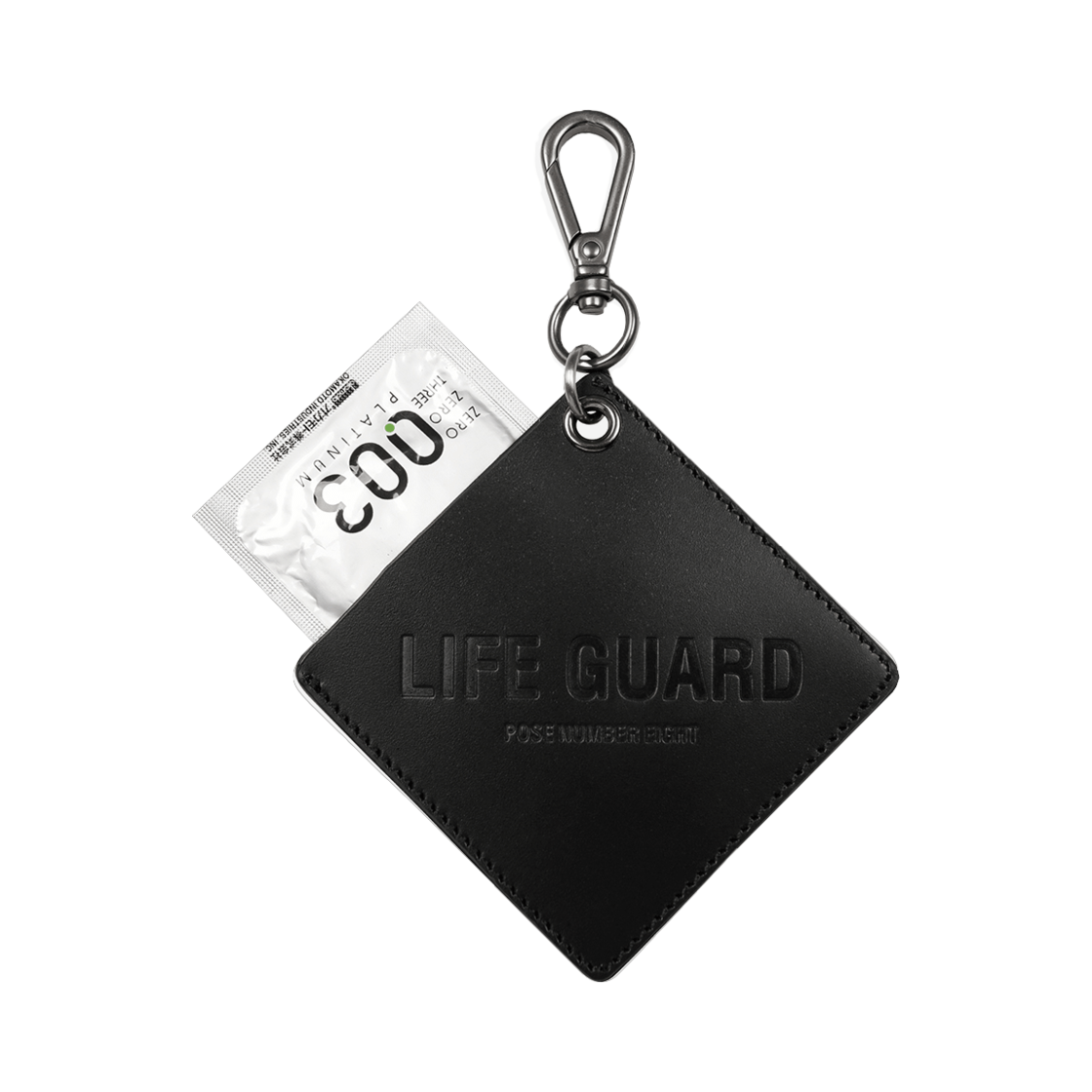 포즈넘버에잇 라이프 가드 키링 블랙