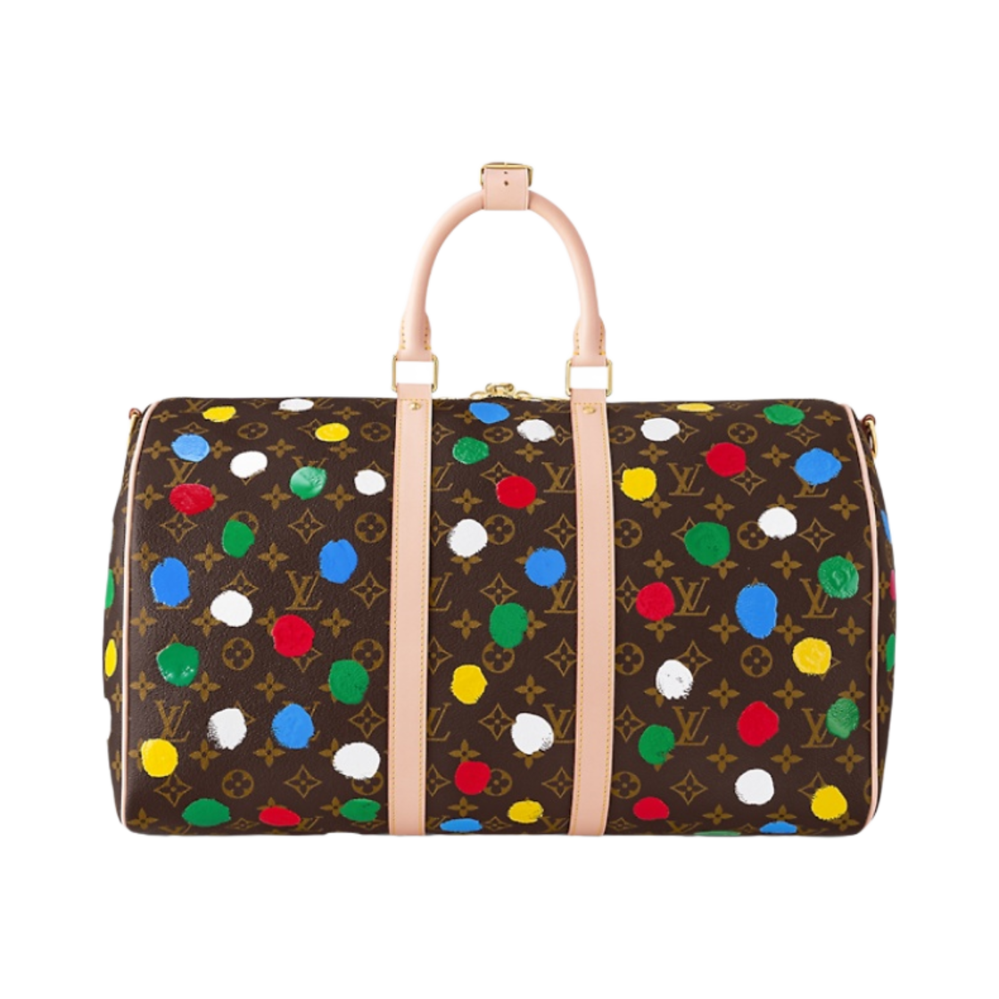 루이비통 x 야요이 쿠사마 키폴 45 닷 프린트 모노그램(Louis Vuitton x YK Keepall 45 Dots Print Monogram) - 3