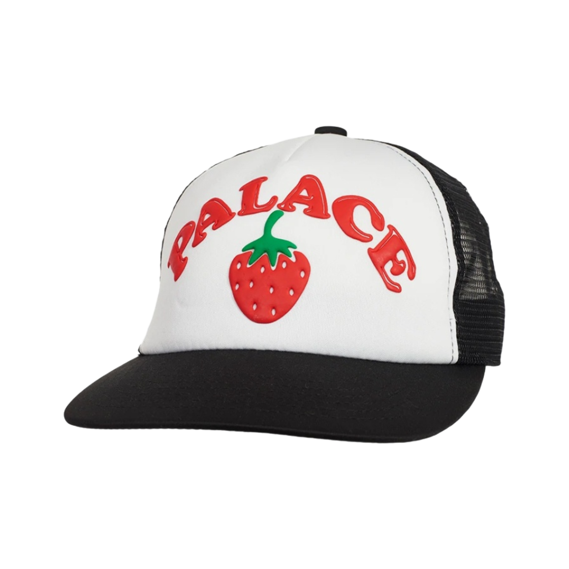 팔라스 스트로베리 트러커 햇 블랙 - 22SS(Palace Strawberry Trucker Hat Black - 22SS) - 1