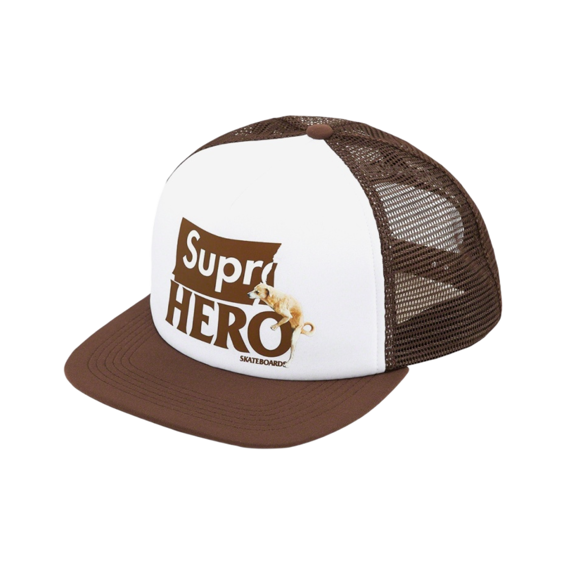슈프림 안티히어로 메쉬 백 5-패널 캡 브라운 - 22SS(Supreme Antihero Mesh Back 5-Panel Brown - 22SS)