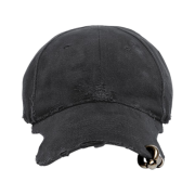 Balenciaga Heavy Piercing Cap Faded Black