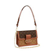 Louis Vuitton Dauphine MM Chain Strap Monogram and Monogram Reversed