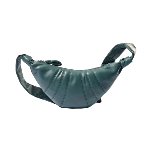 Lemaire Small Croissant Bag Soft Nappa Leather Myrtle Green