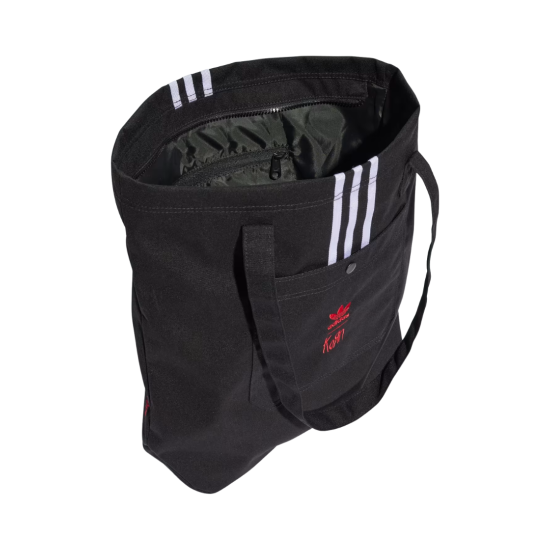 아디다스 x 콘 토트백 블랙(Adidas x KoRn Tote Bag Black) - 2