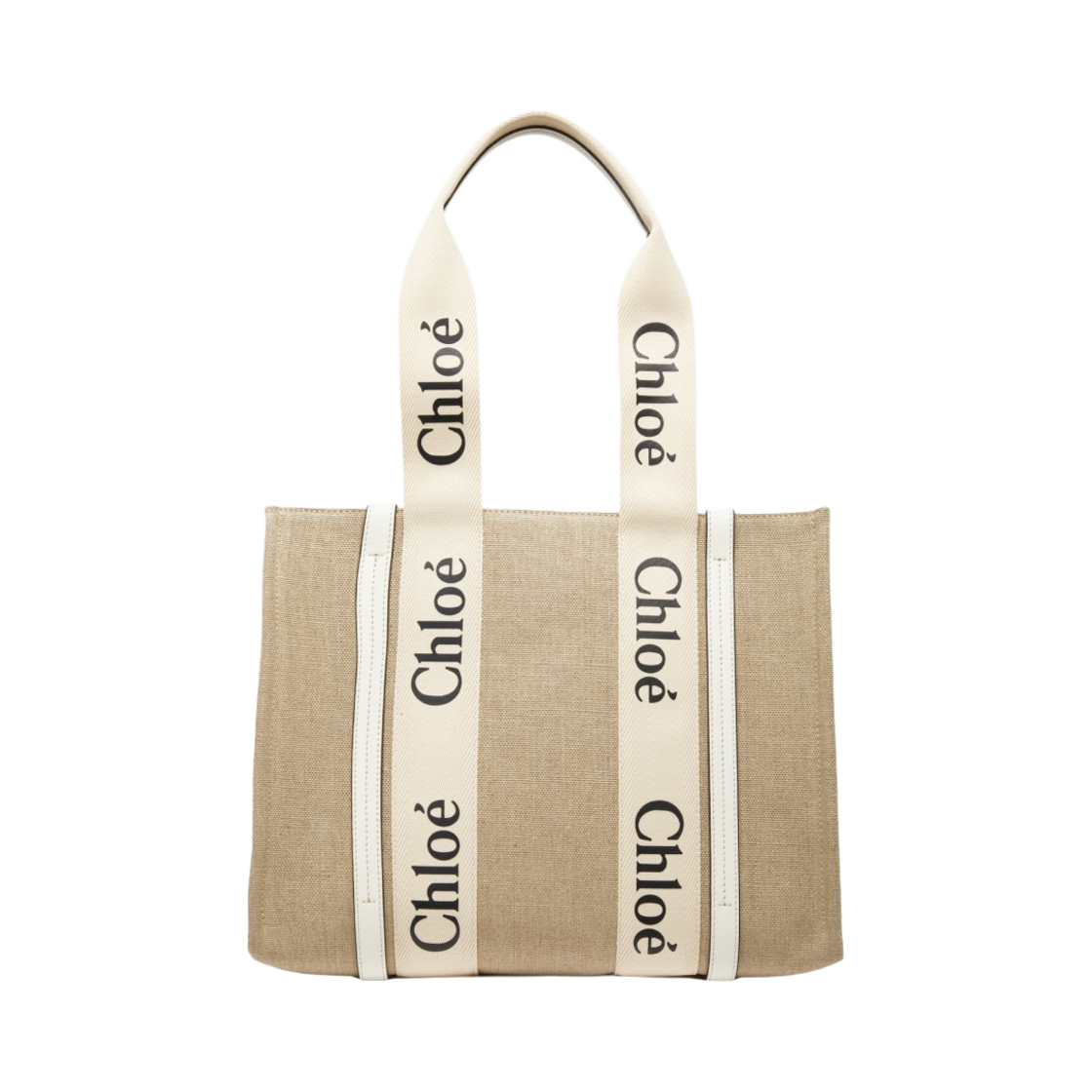 끌로에 우디 미디움 토트백 화이트(Chloe Woody Medium Tote Bag White) - 3