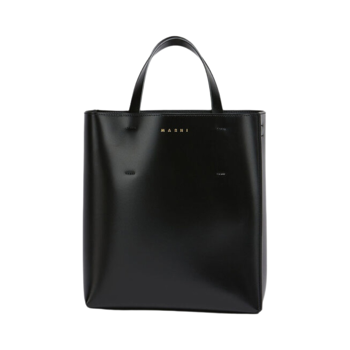 SHMPV01TU0-LV639-00N99 Marni Leather Museo Small Bag Black