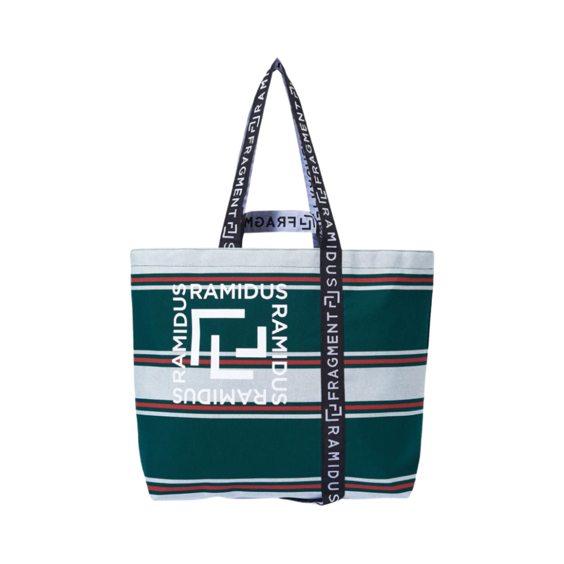 라미더스 x 프라그먼트 디자인 토트백 L 그린 그레이(Ramidus x Fragment Design Tote Bag L Green Grey) - 2