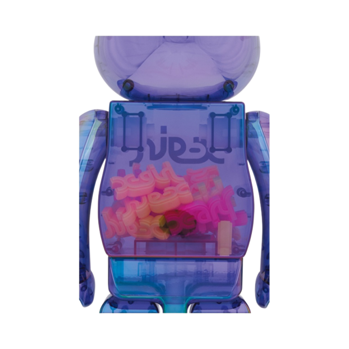 베어브릭 x 엑스걸 클리어 퍼플 1000%(Bearbrick x X-girl Clear Purple 1000%) - 2