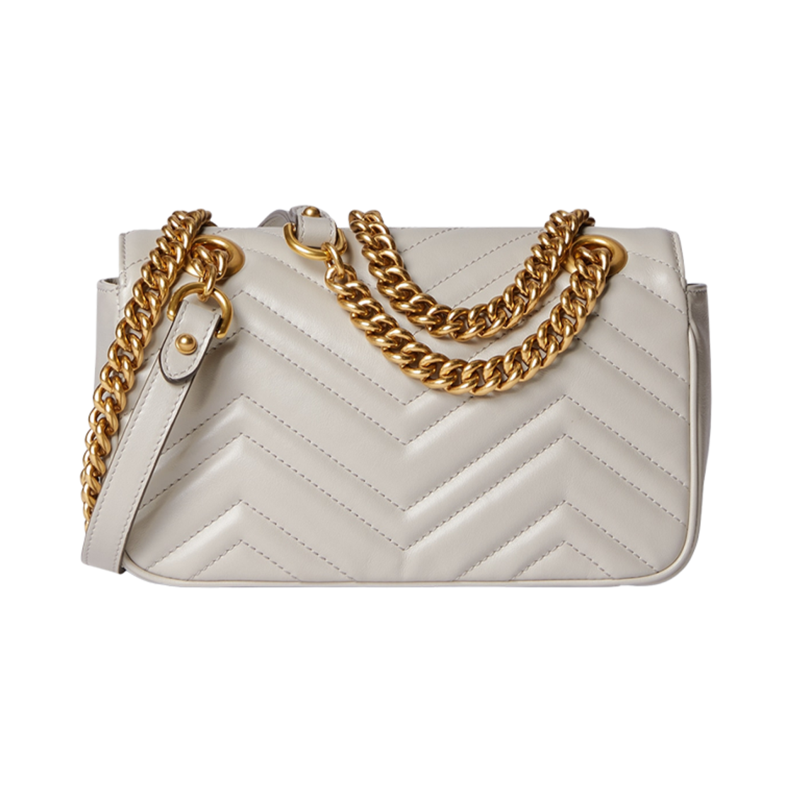 구찌 GG 마몽 마틀라세 미니백 라이트 베이지 레더(Gucci GG Marmont Matelasse Mini Bag Light Beige Leather) - 2