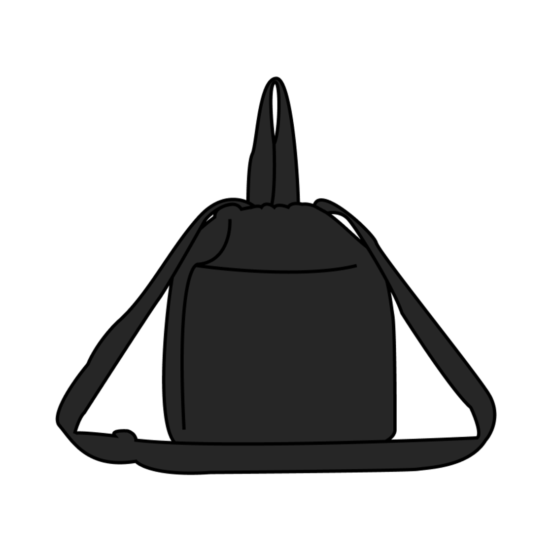 노스페이스 화이트 라벨 버켓 백 미니 블랙(The North Face White Label Bucket Bag Mini Black) - 2