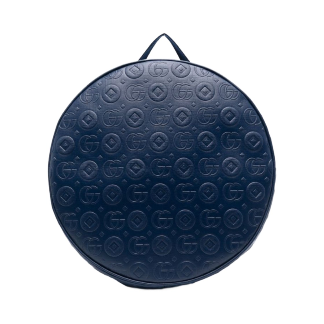 (키즈) 구찌 인터로킹 G 라운드 백팩 블루((Kids) Gucci  Interlocking G Round Backpack Blue) - 1