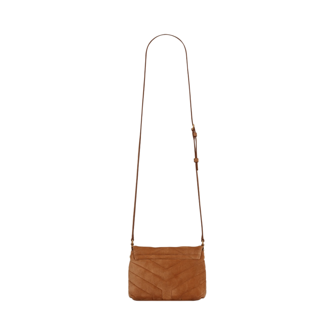 생로랑 Y 퀼티드 스웨이드 스무스 레더 루루 토이 스트랩백 시나몬(Saint Laurent Loulou Toy Strap Bag in Y Quilted Suede and Smooth Leather Cinnamon) - 3