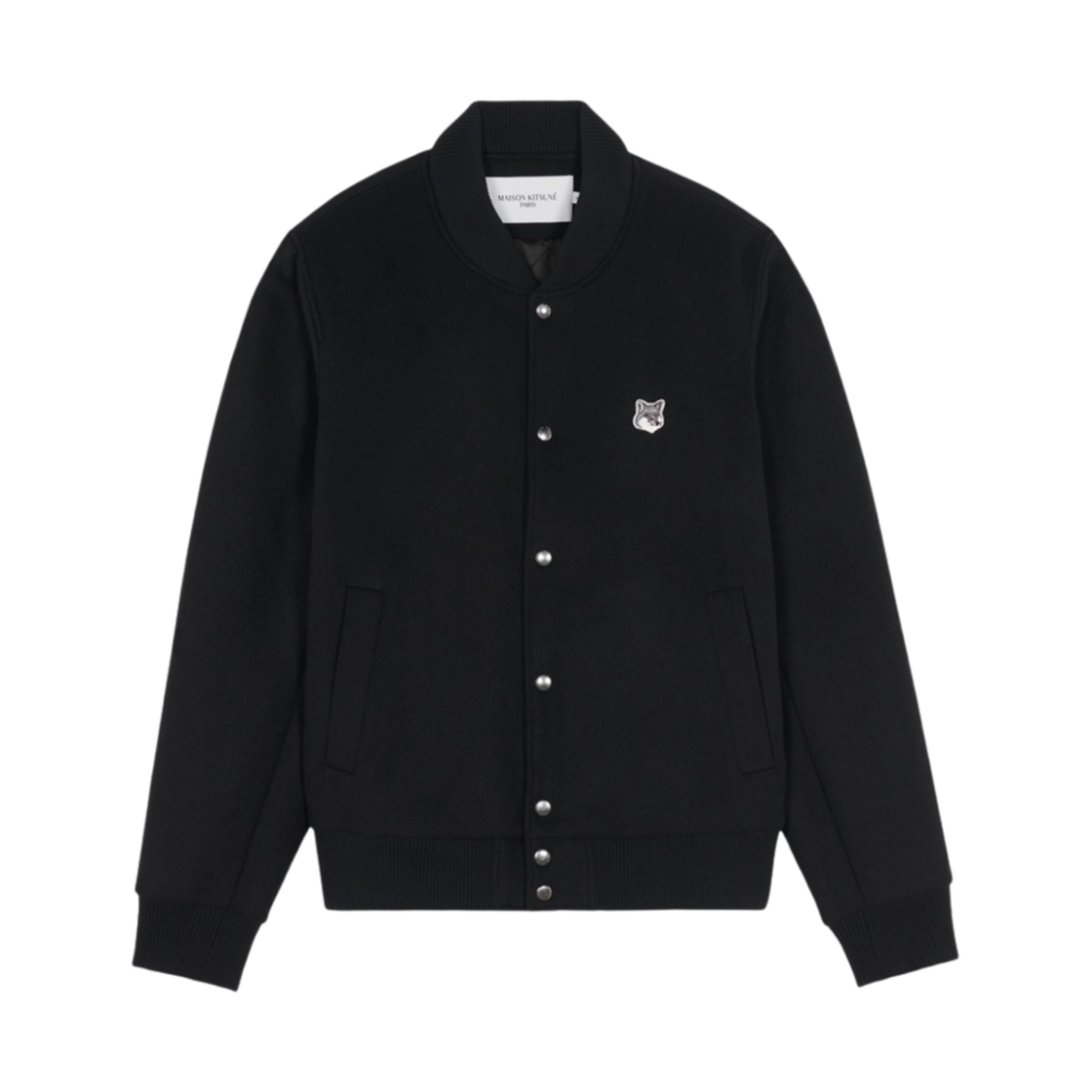 JM02222WM0020-P198 Maison Kitsune Classic Teddy Black