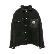 Sacai x Carhartt WIP Canvas MA-1 Jacket Michigan Black