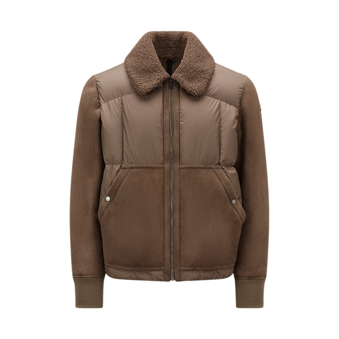 몽클레르 제르 레더 다운 자켓 브라운 - 23FW(Moncler Gers Leather Down Jacket Brown - 23FW) - 1